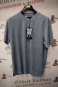 *Tahari Men’s Blue Graphite T-Shirt Size: L