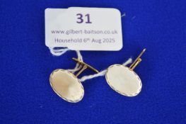 Pair of 9ct Gold Cufflinks 4.8g