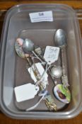 5x 800 Grade Continental Silver Spoons 46g total