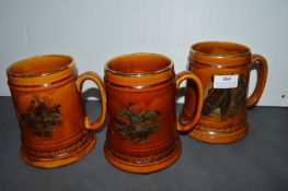 3x Show Jumping Tankards