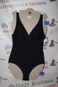 *DKNY Women’s Black Swimsuit Size: 10