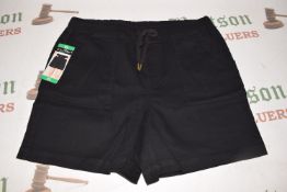 *Women’s Black 97% Cotton Shorts Size: XL