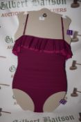 *DKNY Women’s Magenta Swimsuit Size: 14