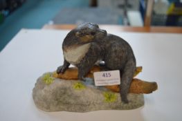 Wedgwood Porcelain Otter Figure