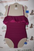 *DKNY Women’s Magenta Swimsuit with Size: 10