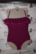 *DKNY Women’s Magenta Swimsuit Size: 18