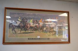 Framed Sir Alfred Mannings Horse Racing Print