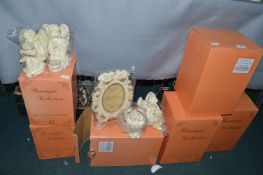 Beautiful Collection Spanish Cream Angels and Photo Frames