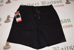 *Women’s Black 97% Cotton Shorts Size: M