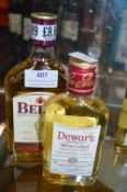 Bell’s 35cl and Dewars’s White Label 20cl Blended Scotch Whisky