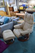 Stressless Recliner with Footstool