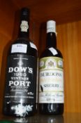 2x Bottles of Vintage Port and Sherry