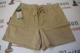 *Women’s Beige 97% Cotton Shorts Size: XL