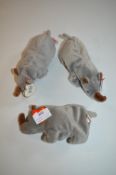 3x TY Rhinos