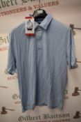 *Jachs Men’s Baby Blue Polo Size: M