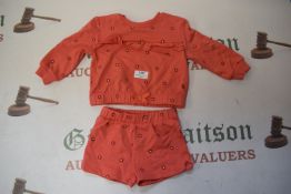 Pekkle Coral 2pc Shorts Set Size: 12 months