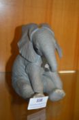 Pottery Elephant Figure by Brooks & Bently