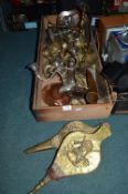 Brass EPNS Decorative Items, Candlesticks, etc.