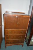 1950’s Three Drawer Tall Storage Cabinet