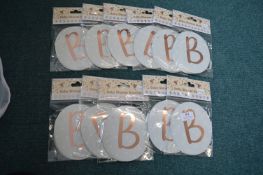 *11x Packs of Baby Shower Bunting