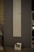 *Height Chart and a Countdown Baby Scan Photo Frame