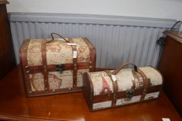 2x Travel Themed Chests