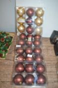 *Assortment of Christmas Baubles