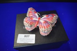*Treasured Trinkets Butterfly Trinket Box