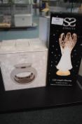 *LED Angel, and a Chrome Wax Melt & Oil Burner