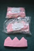 *~12x Pink Birthday Crowns