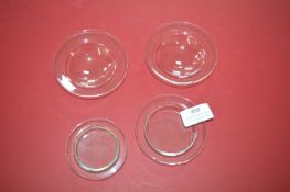 *4x Assorted Wax Melt Burner Glass Dishes