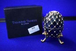 *Treasured Trinkets Egg Trinket Box