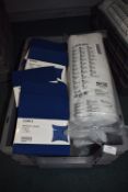 *5x Ikea Cushions with Navy Cushion Covers 50x50cm