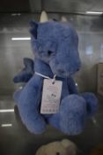 *Charlie Bears Bear & Me Draco the Dragon in Denim Blue
