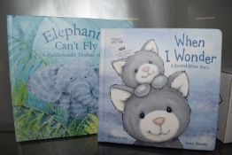 *2x Jellycat Books “When I Wonder” and “Elephants Can’t Fly”