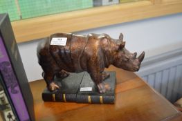 Rhino Bookends