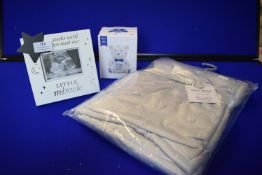 *Baby Scan Countdown Plaque, Grey Baby Blanket, and a My First Moneybox