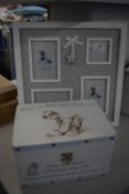 *Small What are Little Boys Made of Keepsake Box, and a Grey & White Star Multi Photo Frame