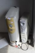 2x Oil Filled Electric Radiators