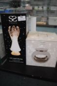 *LED Angel, and a Chrome Wax Melt & Oil Burner