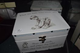 *Blue What Little Boys Are Made of Keepsake Box