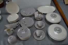Royal Doulton Frost Pine Pattern Tableware 40+pcs