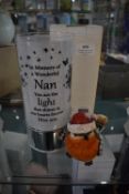 *Nan Memorial Light, and a Robin Ornament