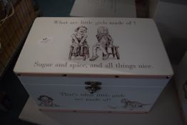 *Large What are Little Girls Made of Keepsake Box