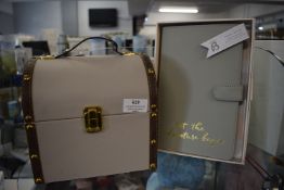 *Taupe Travel Case and a Travel Wallet