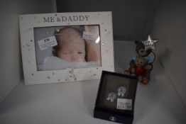 *Me & My Daddy Photo Frame, No.1 Dad Cufflinks, and I Love My Daddy Ornament