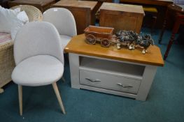 Pair of Side Chairs and a TV Stand