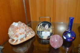 Glass Vase, Crystal Ball, etc.