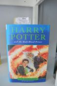 Harry Potter and The Half Blood Prince 1st Edition Misprint