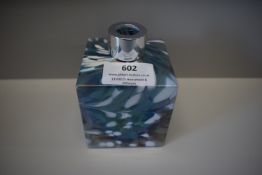 *Blue Square Blown Glass Reed Diffuser